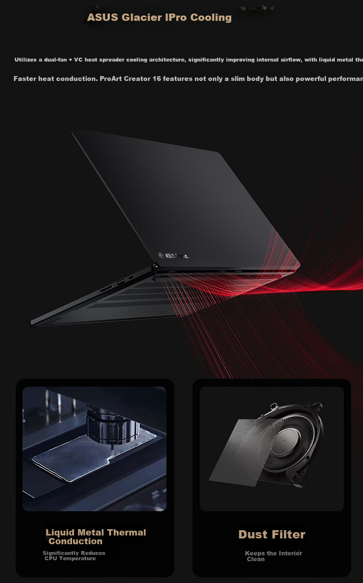 ASUS ProArt Creator 16 AI All-in-One Laptop Ryzen AI 9 HX370 RTX 5060 32GB 2TB 2.8K 120Hz Touch OLED 23