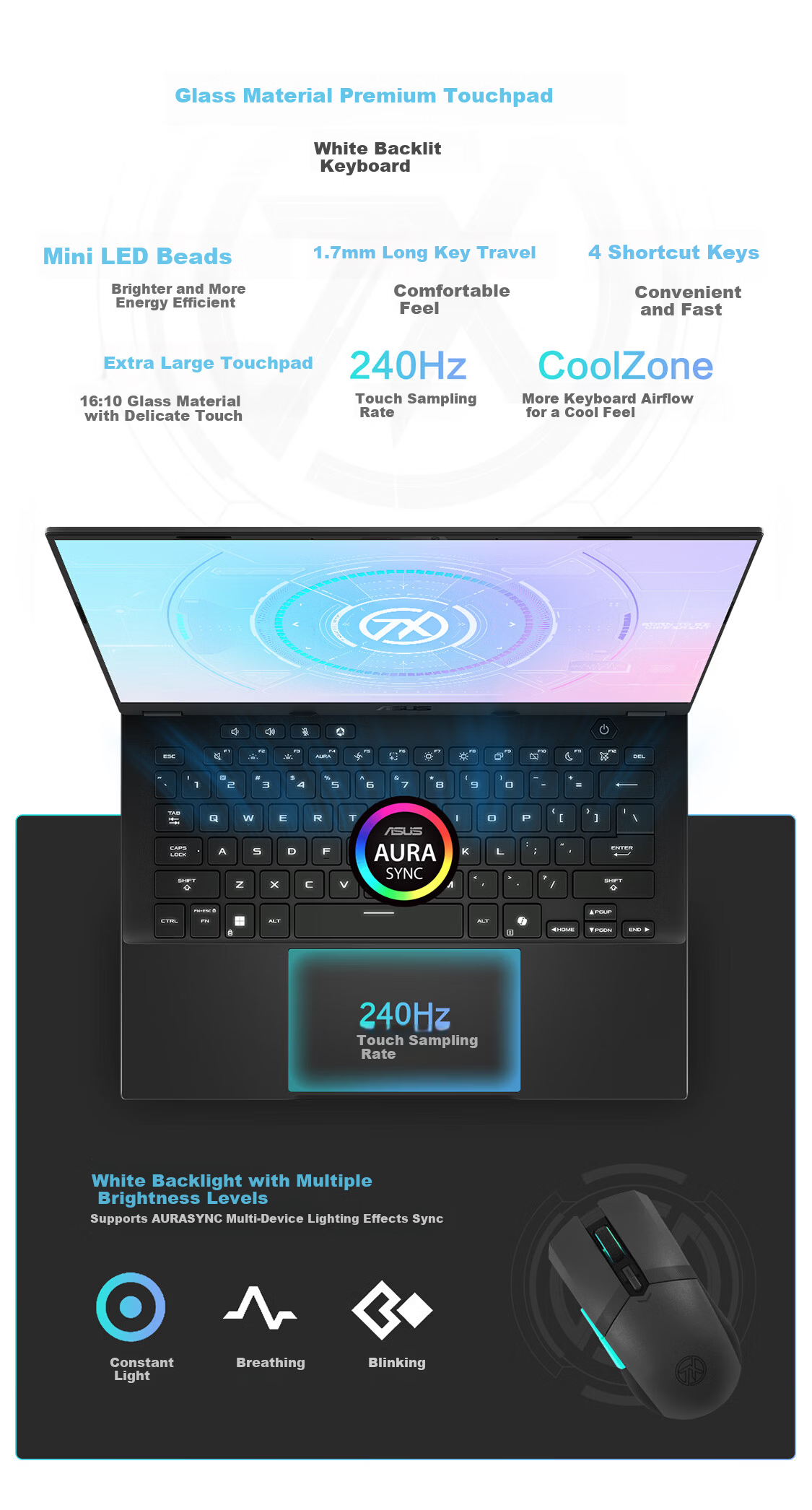 ASUS TUF Dash Air 2026 National Subsidy 14-inch AI All-Purpose Gaming Laptop (Ryzen AI 9 H 465, 32GB RAM, 1TB SSD, RTX 5060, 2.5K) Silver 10
