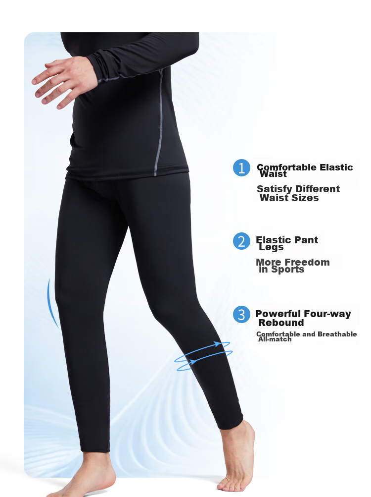 FANDIMU Men's Fitness Compression Pants, Running Sports Tight-Fitting Pants, Highly Elastic Breathable Basketball Track Training Long Pants, Summer Miracle Pants 8