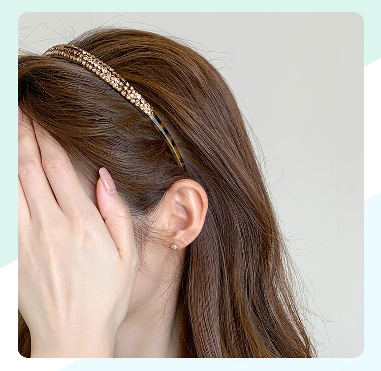 CHIMERA Luxury Princess-Style Headband, High-End Korean Version, Simple Hair Accessory, Mid-Autumn Festival Gift for Wome 16