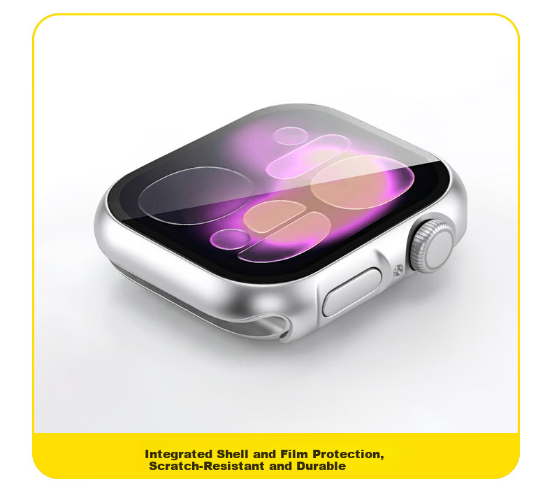 Strap Brother [New Release S11] Apple Watch Protective Case for S10/S11, Integrated Protective Film Case, Drop and Scratch Resistant, 42MM Transparent 6