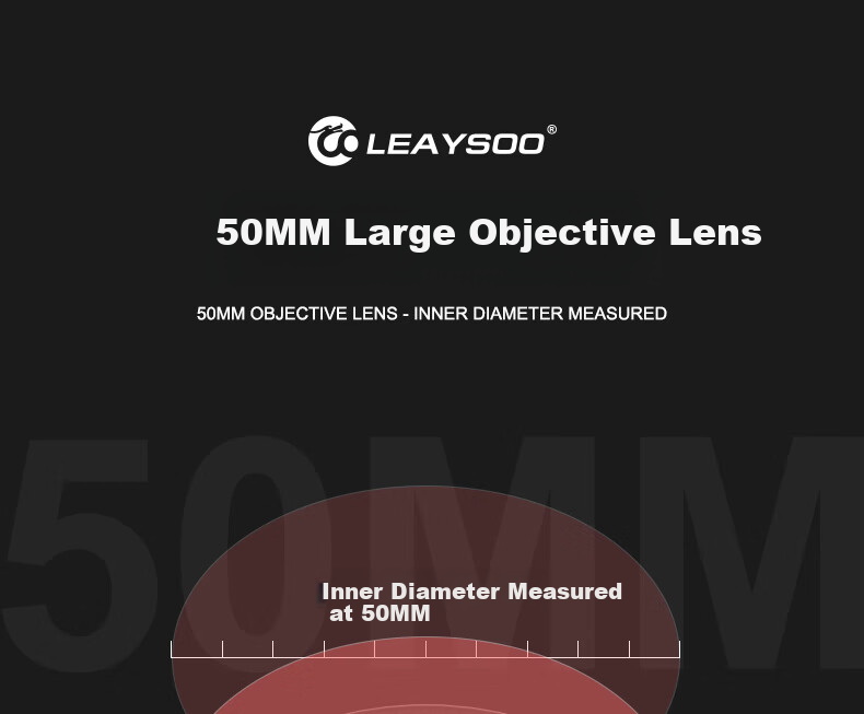 Leilong Cool Shadow 12X50 High-Power HD Large Eyepiece Nitrogen-Filled Waterproof Low-Light Night Vision Professional Binoculars with Phone Mount 15