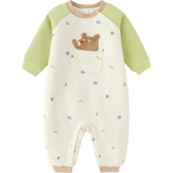 BALABALA Baby Newborn Winter Cotton-Padded Romper 2025 Infant Jumpsuit Cute Crawling Suit 208425133203