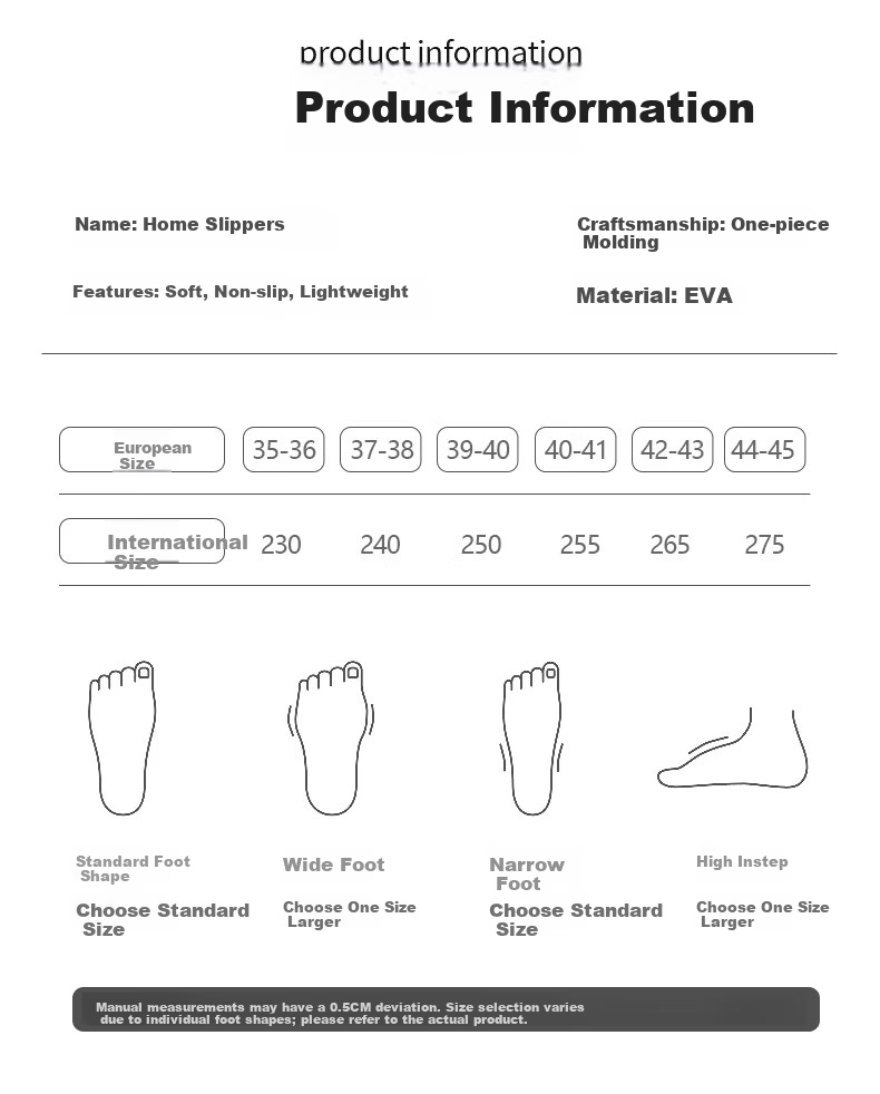 GUOLUOFEI Men's Summer Indoor Couple Home Non-slip EVA Soft Sole Shower Slippers Women Oatmeal Color Size 39-40 2