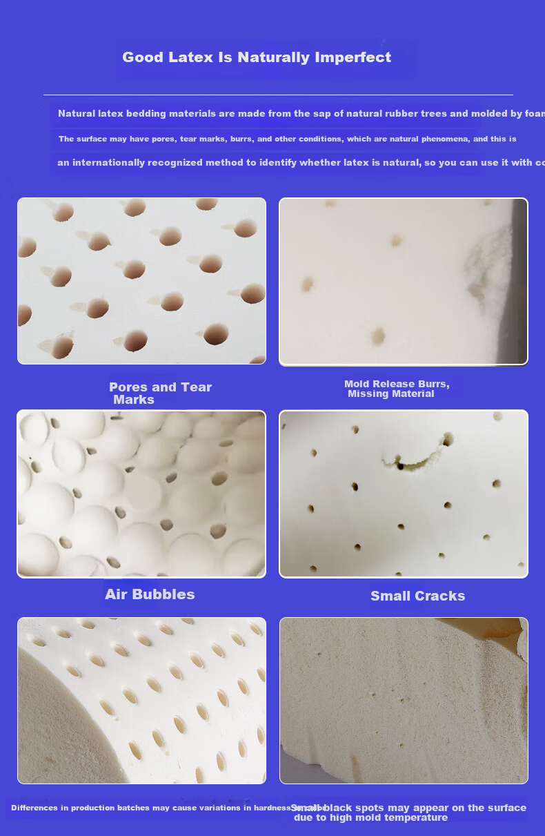 Blancpain Thailand Natural Latex Mattress Double Thin 1.8m Tatami Home Use 180x200x3cm 11