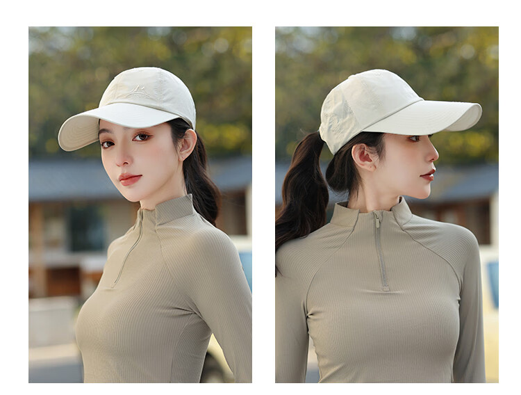 Miiow Women's Ultra-Thin Summer Mesh Breathable Sunshade Baseball Cap Outdoor Sports Hat White 13