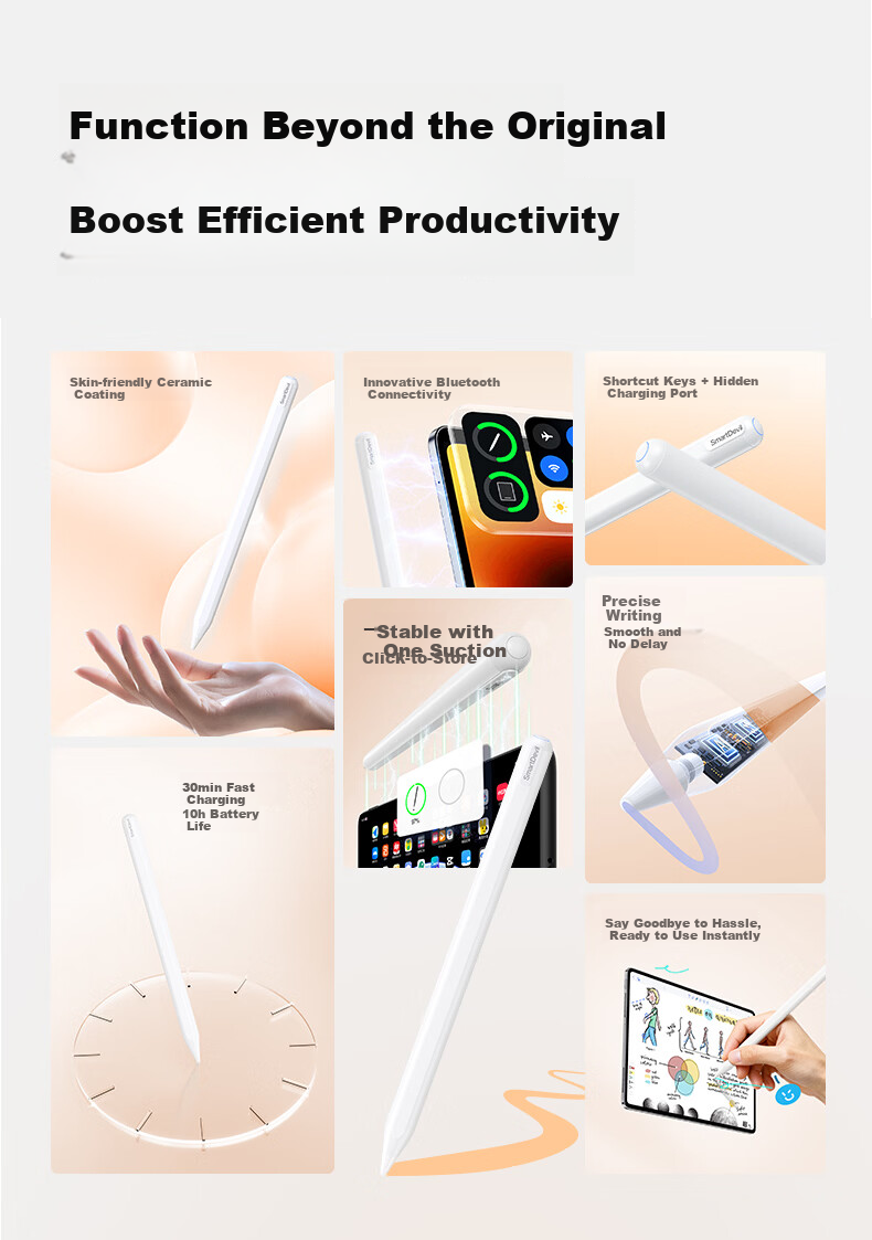 Shanmo Xiaomi Tablet Stylus Second Generation, Compatible with Redmi Tablets And Xiaomi Tablets 8/7s Pro/6 Pro/Ultra, Inspiration Capacitive Pe 2