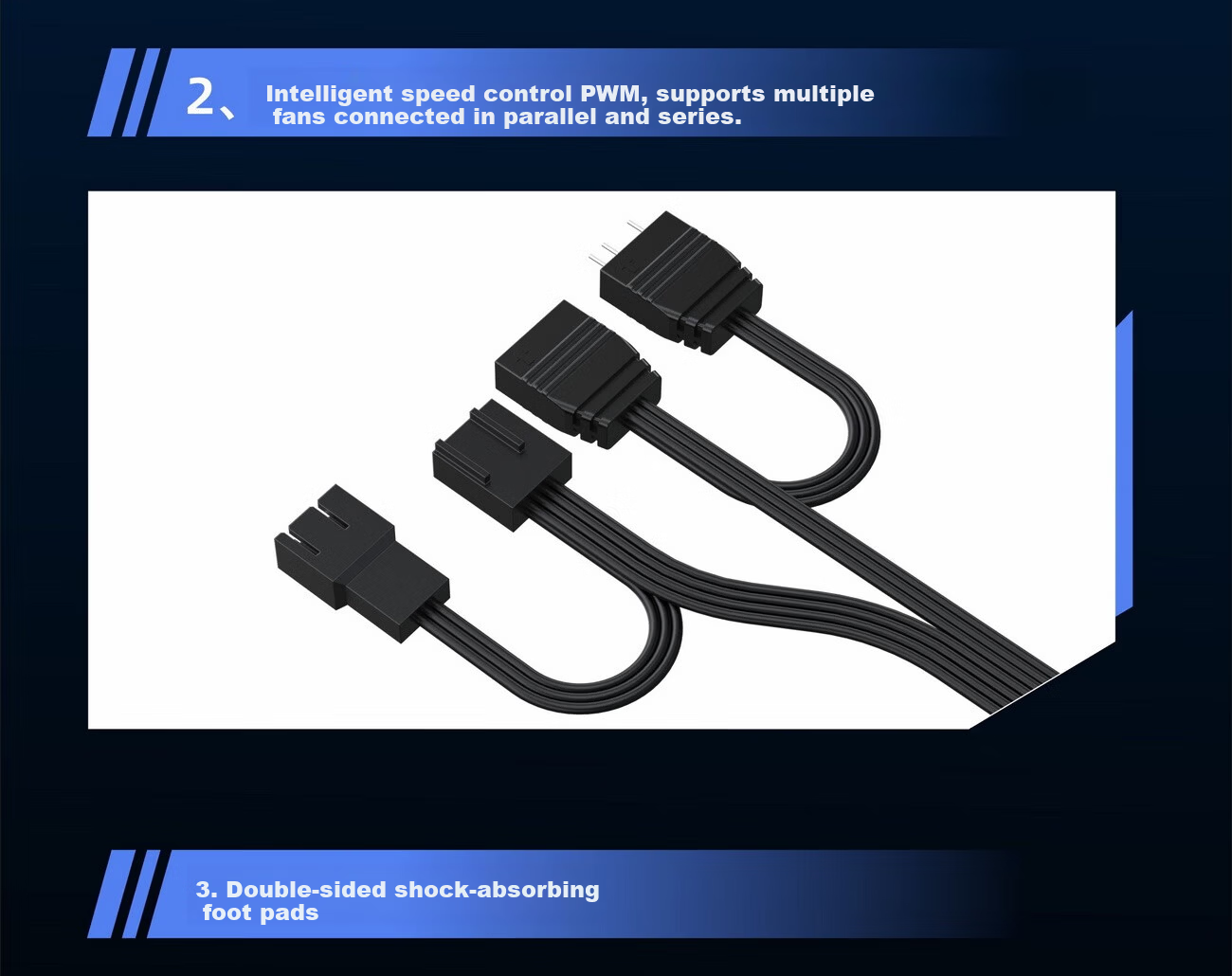 GALAX Aurora Block A125 12CM Case Fan Single Black Forward Direction (True Block Fan/ARGB/PWM/High Air Pressure/High Airflow) 8