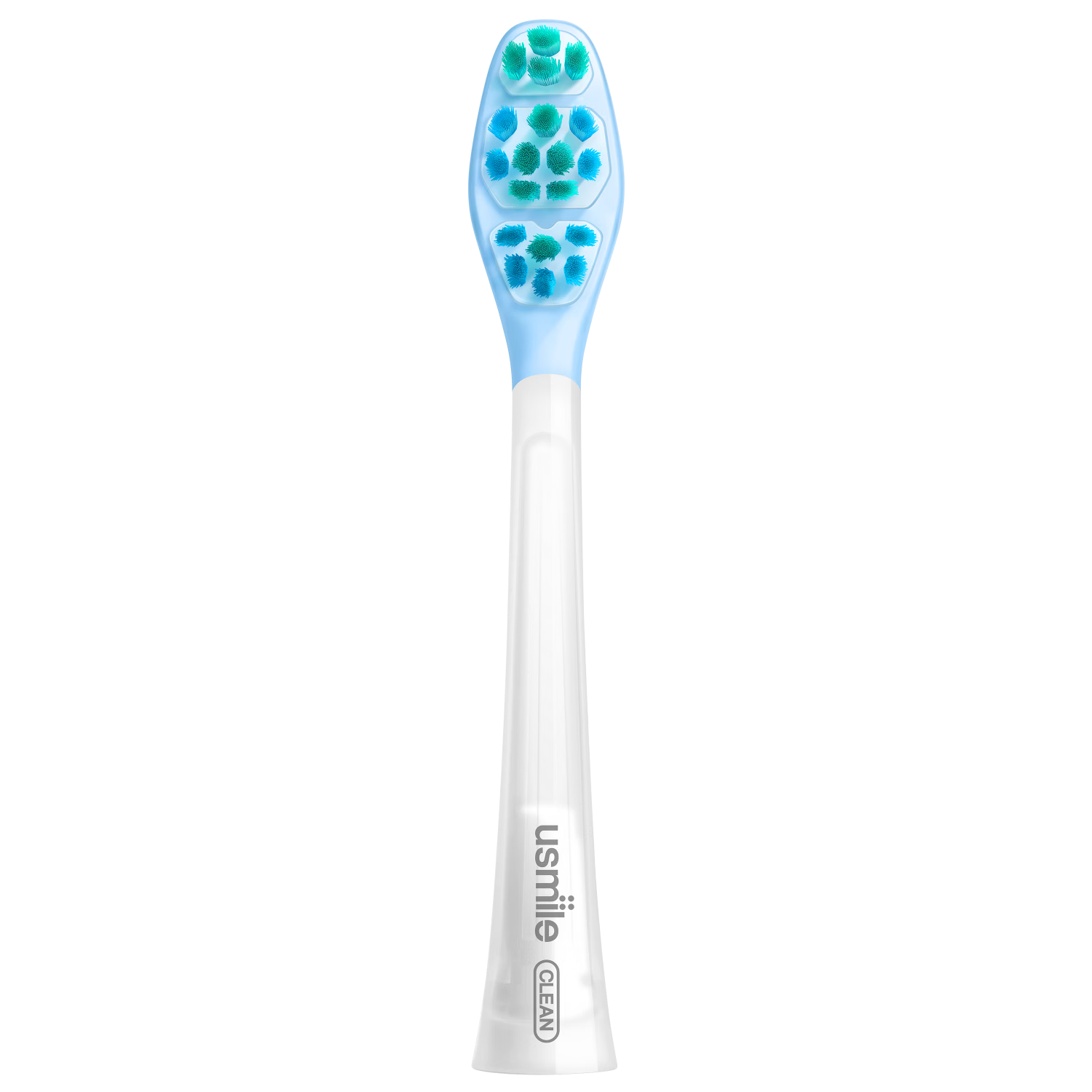 Usmile Smile Plus Electric Toothbrush Heads 2nd Generation Joint Shock-Absorbing Cleaning Brush Heads 2-Pack Easy Cleaning for Molar Teeth Compatible with Y Series Adult Electric Toothbrush