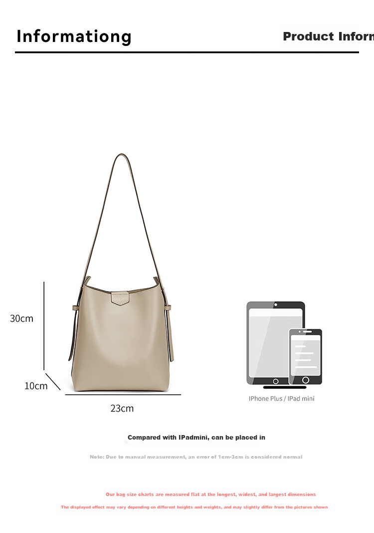 St&Sat Women's Bag 2026 Bucket Shoulder Bag Large Capacity Crossbody Bag 38 Women's Day Gift for Wife and Mom 5
