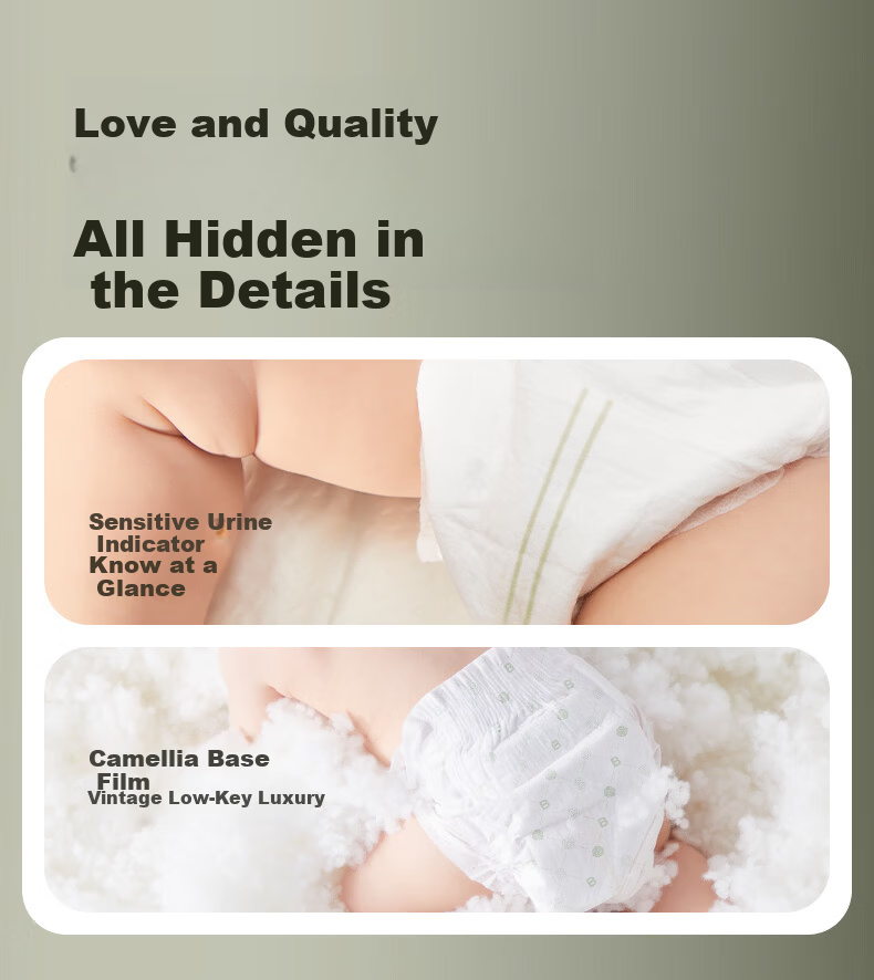 BOBDOG White Camellia Diapers XXL 72pcs (14-17kg) Baby Newborn Soft Lightweight Breathable Diapers 3