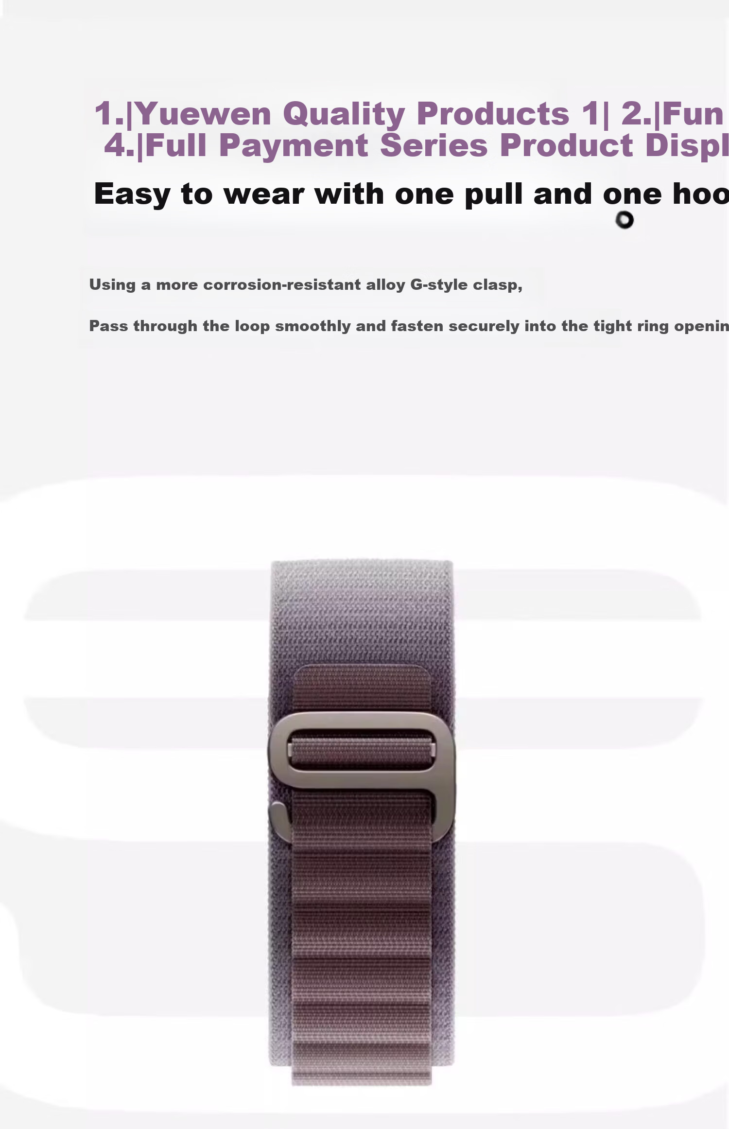 Biaodai Ge Compatible Apple Watch Band S11 Breathable Summer Nylon Loop Strap for iWatch SE3 Women 40/41/42MM White 18