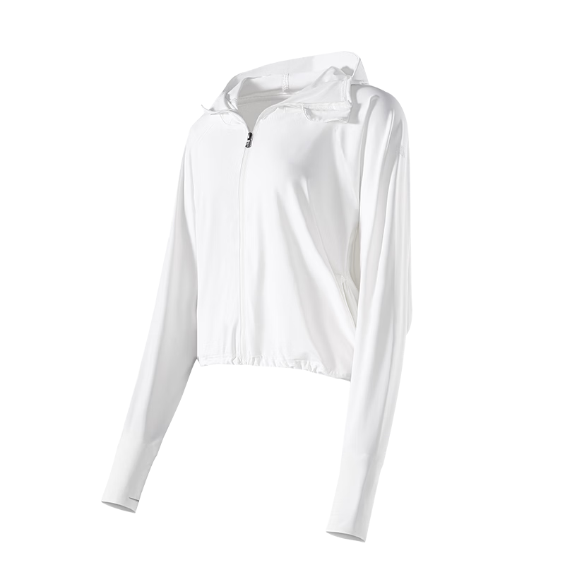 SUPIELD Core Raw Yarn Sunscreen Jacket Cooling Loose Fit Spring Summer Unisex UV Protection Clothing Optical White 3XL