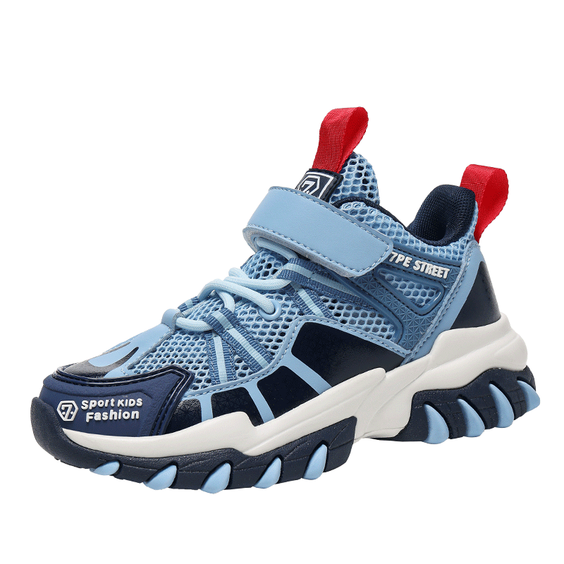 7-PE Boys Outdoor Hiking Shoes 2026 Spring Summer Breathable Mesh Non-Slip Kids Sports Shoes for Boys