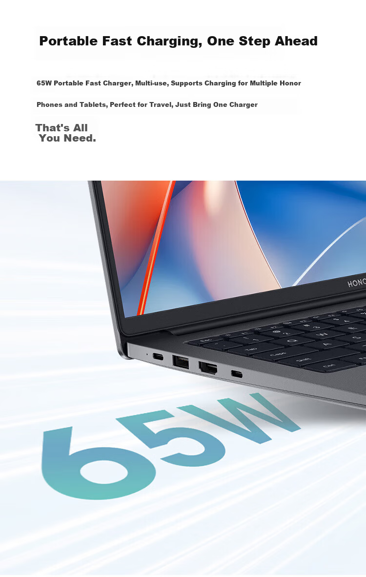HONOR MagicBook Pro16 2025 AI Lightweight High-Performance Business Laptop U5-225H 32GB 1TB 3K Display Gray with Yihaodian Mouse Pad Set 10