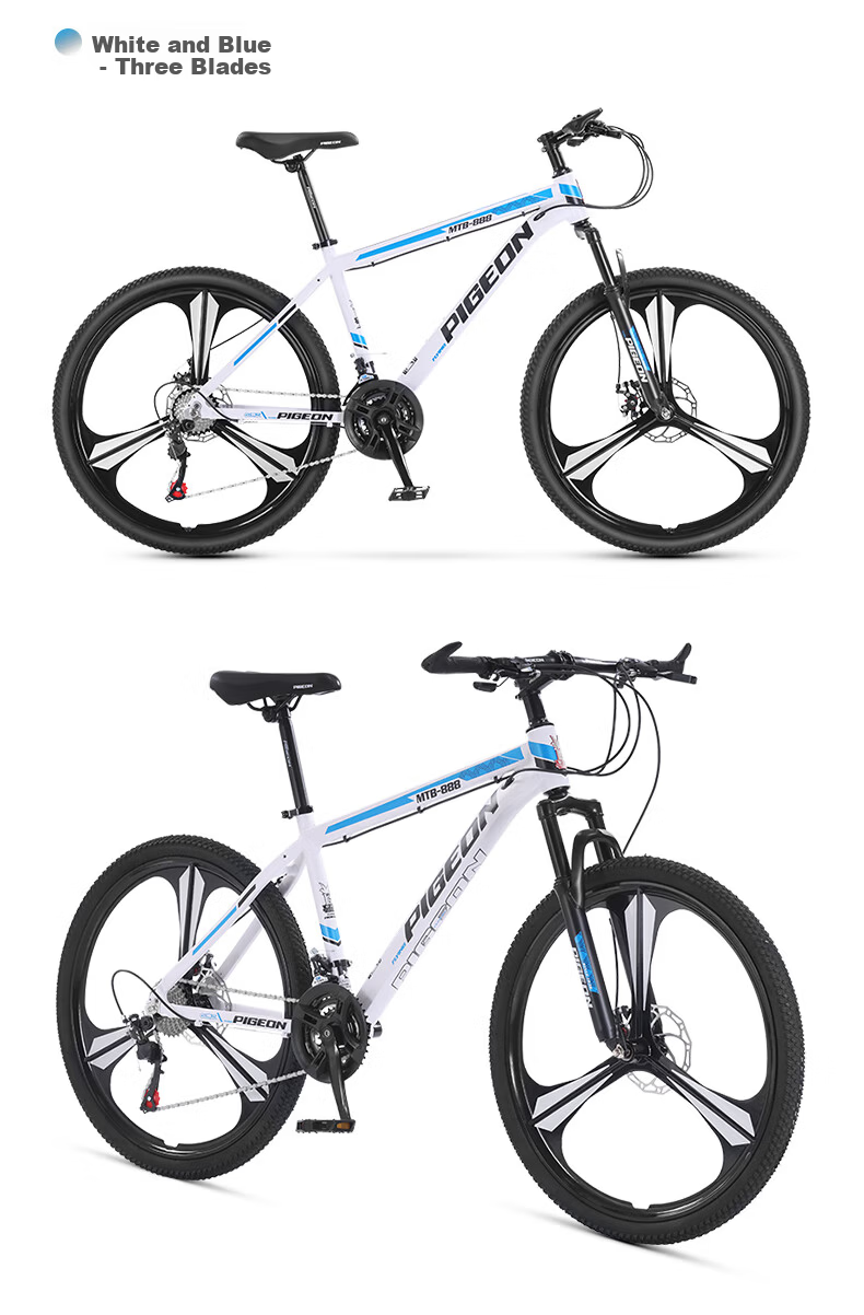 FLYING PIGEON (FG FLYING PIGEON) 26-inch Mountain Bike for Men and Women, Adult Aluminum Alloy Frame, 24-Speed Integrated Wheel Off-Road Bicycle, Black and Red 20