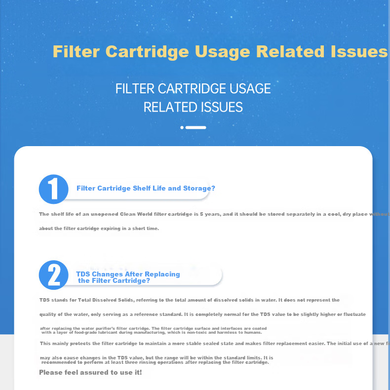 Clean Family Compatible Haier Water Purifier Filter Cartridge HRO4H79-2/4H98-2/4H99-3/4H79-2U1/HSNF2903-400 RO Reverse Osmosis Membrane Haier Water Purifier Filter Cartridge 14