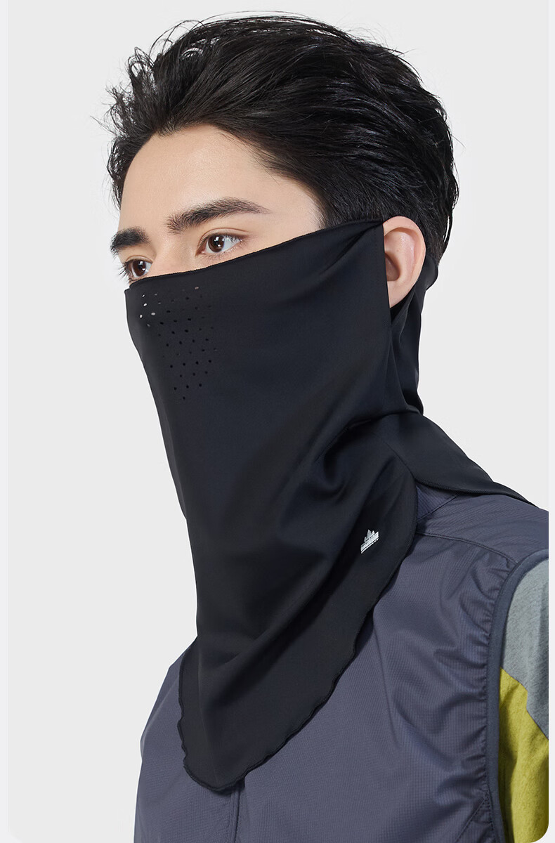 MISSION UV Ice Silk Sun Protection Face Mask for Men, Cycling and Mountaineering, Summer UV Protection Neck Cover, Full Face Sun Shield Mask 8