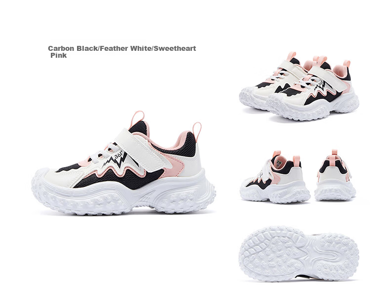 361° Kids Sports Shoes 2026 Spring Boys and Girls Toddler 3-7 Years Soft Elastic Durable Casual Running Shoes Purple Size 28 19