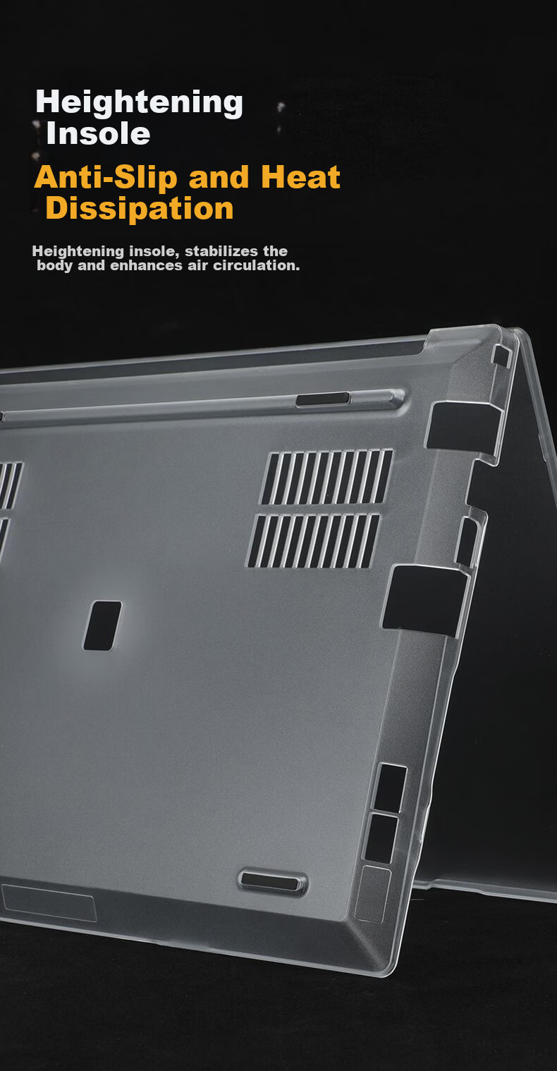 Jiasu Lenovo ThinkBook 16 High Transparency Matte Crystal Protective Case 2025/24/23 Models 16-inch Laptop Sleeve Matte Transparent Crystal Shell Shockproof 4
