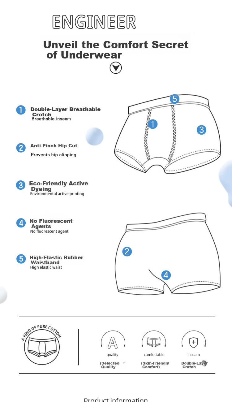 MiiOW Boys' Summer Thin Ice Silk Mesh Boxer Briefs Antibacterial Kids Underwear for Ages 10A 11