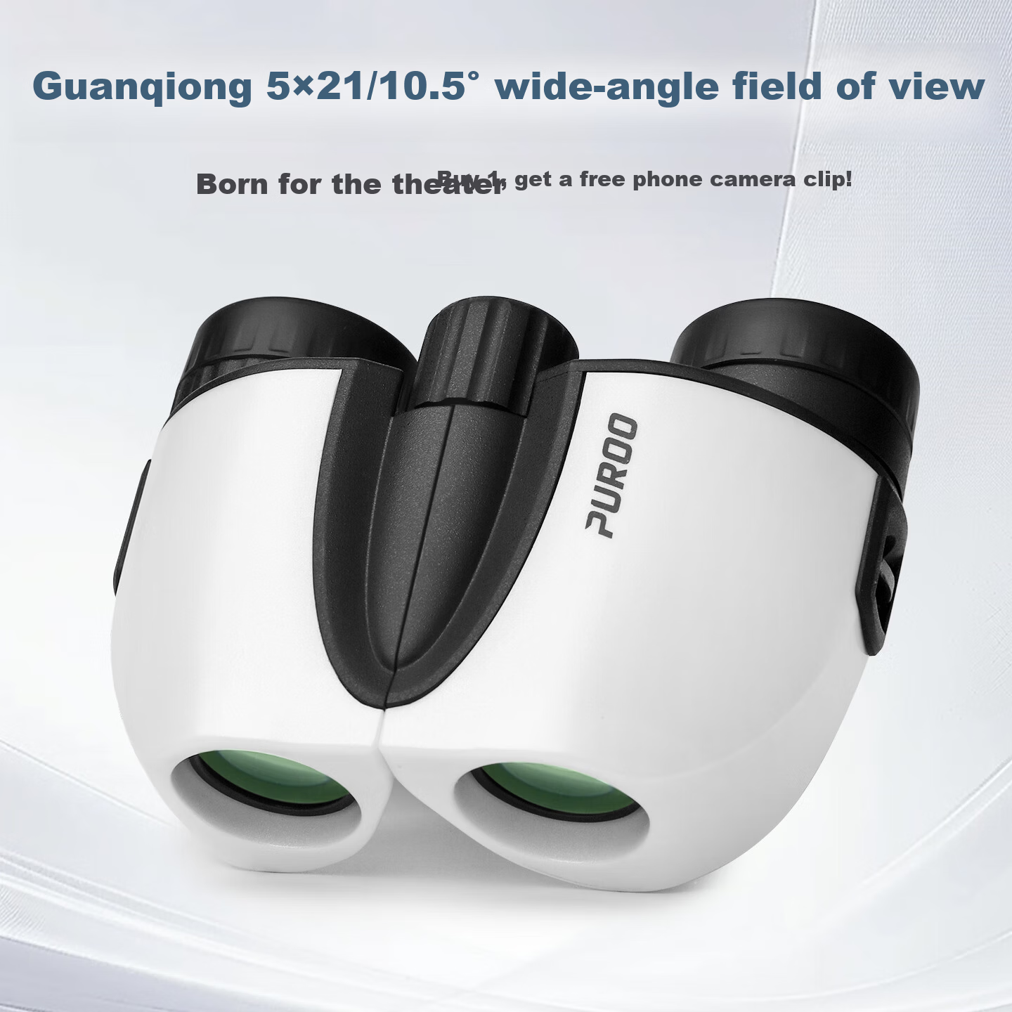 PUROO Guanqiong 5x21 HD Compact Portable Professional Telescope for Theater Concert Drama Dance Performances