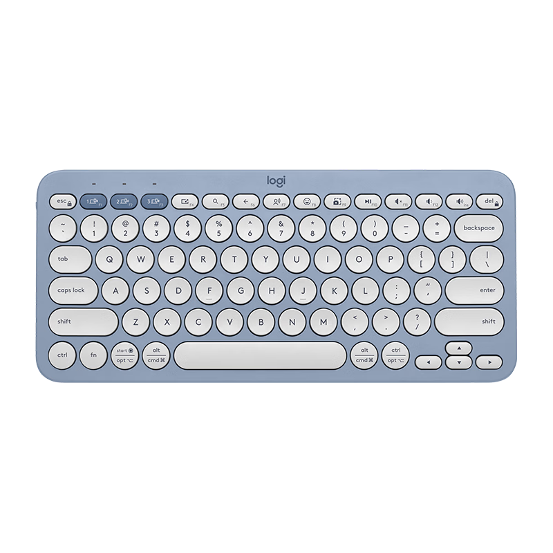 Logitech Stylish Series K390 Wireless Bluetooth Keyboard Ultra-thin Portable New Upgrade Blue 79 Keys