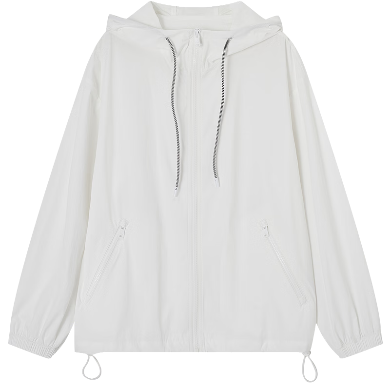 Demana UPF50+ UV Protection Spring Outdoor Sports Hooded Drawstring Petite Women's Jacket