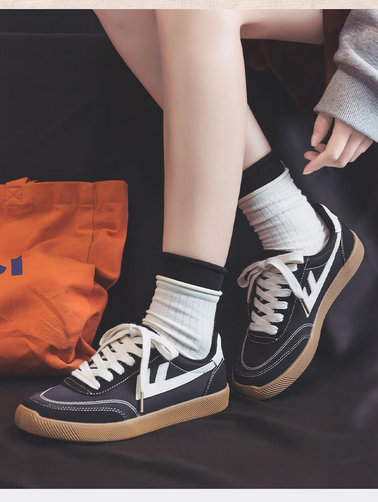 Warrior Men's Breathable Canvas Shoes Classic Flat Trendy Couple Shoes Student Casual Shoes 638 Black Beige Size 42 15