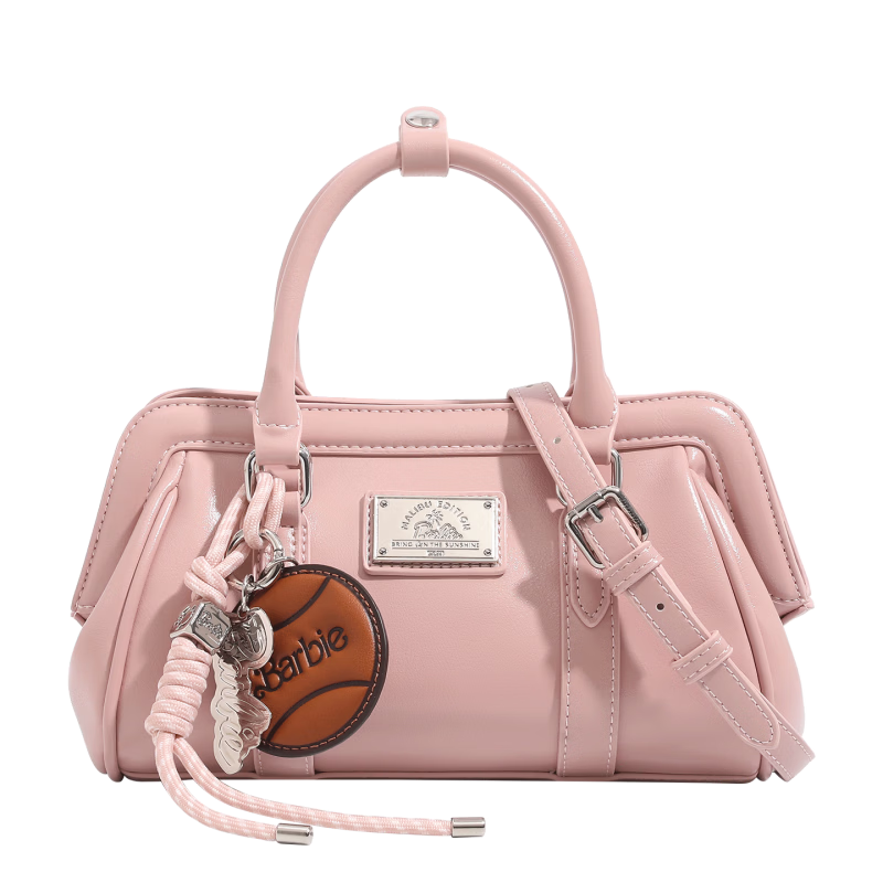 Barbie Women's Bag 2026 New Retro Bowling Light Luxury Handbag Birthday Gift for Best Friend Sister Valentine's Day