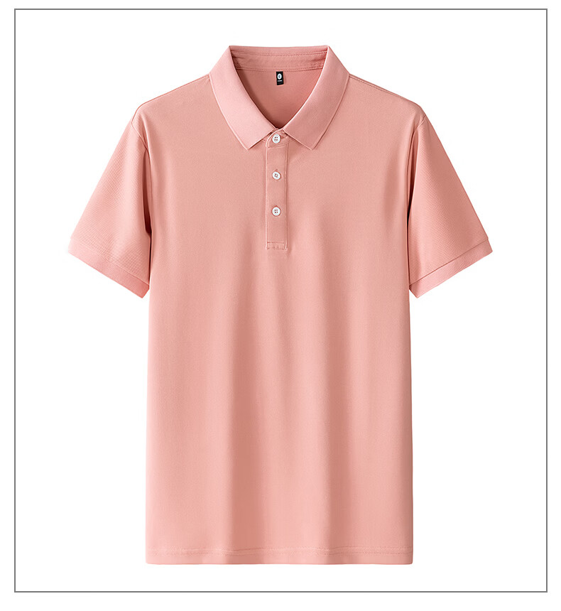 ROMON Short Sleeve Polo Shirt Summer 210G Cotton-Like Pique Mesh Breathable Ice Cool Fashion T-Shirt Casual Base Layer 9