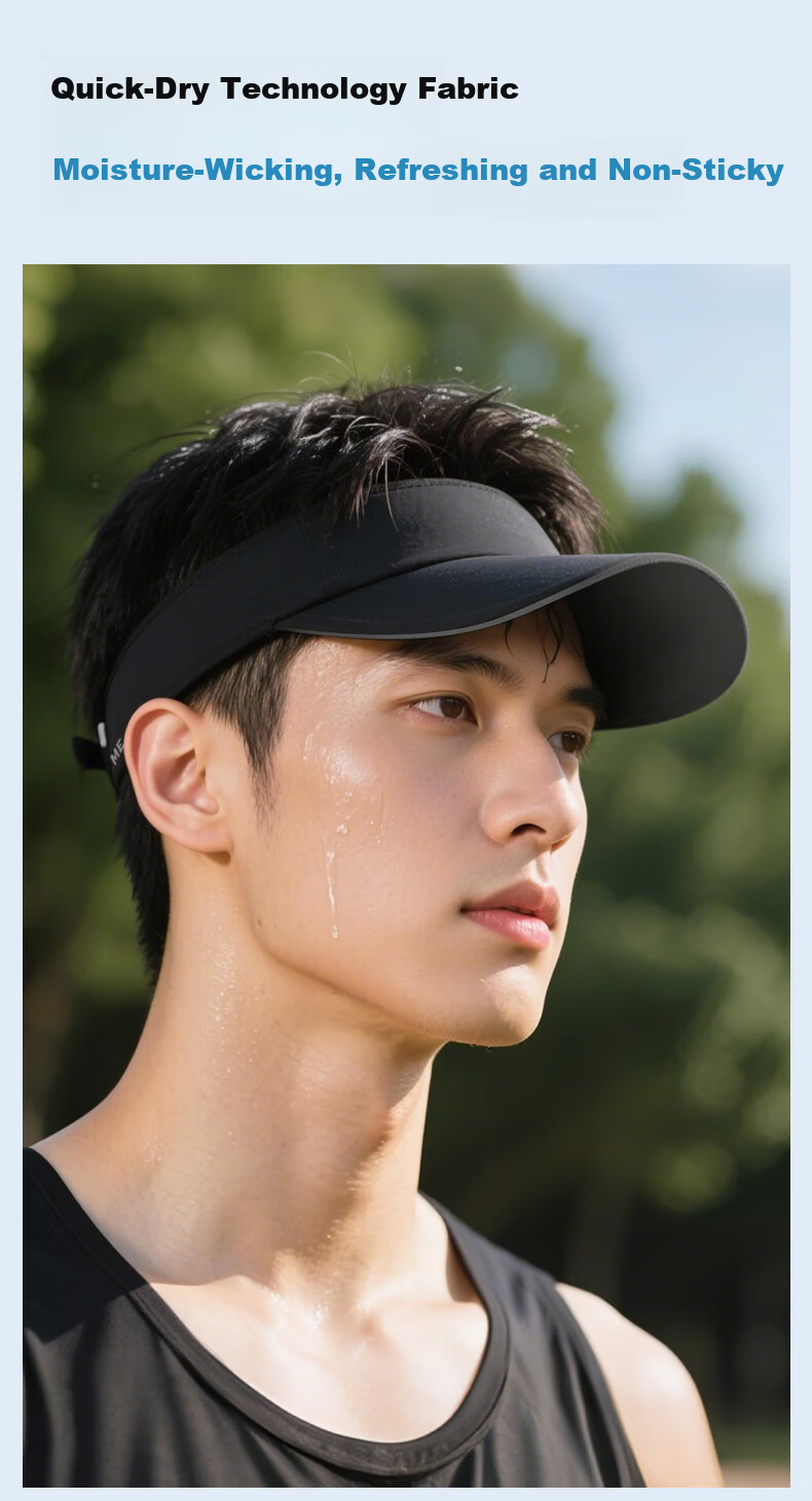KELME Unisex Summer Sunshade Hat UV Protection Outdoor Sports Cap for Tennis Hiking Running 2