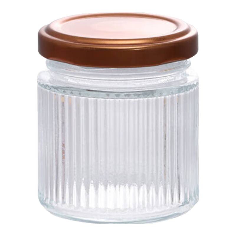 Baijie Glass Storage Jars for Bird's Nest, Fish Maw And Milk Pudding, Sealed Containers for Home Use, Set of 6, 200ml Each