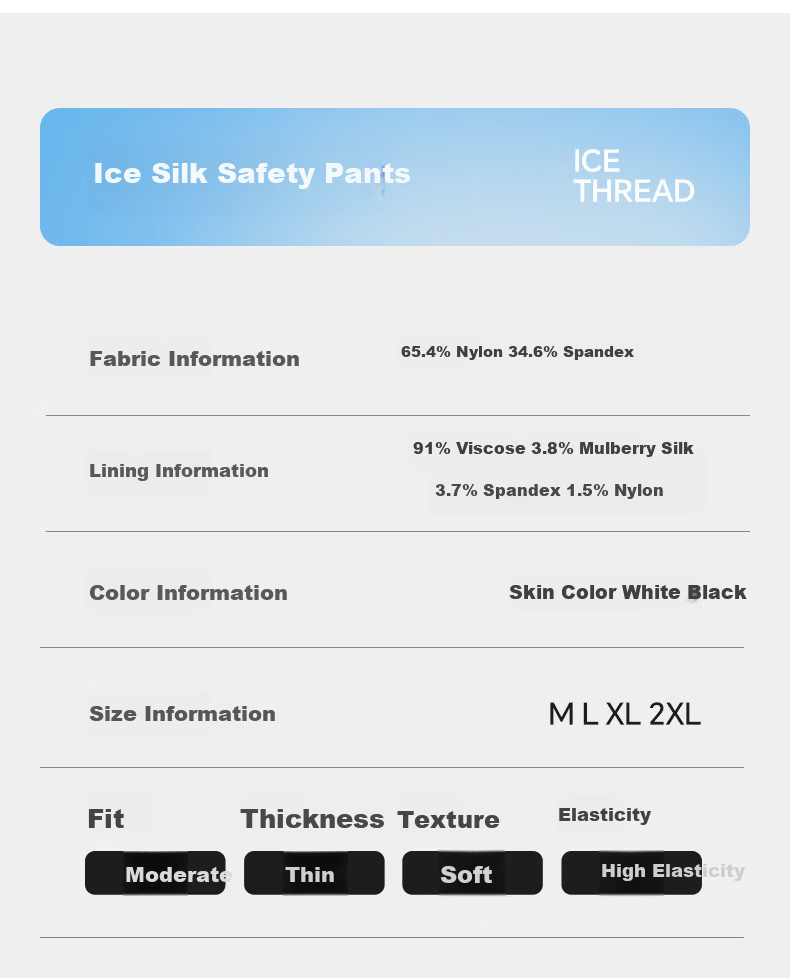 GRACEWELL Women's Shaping Seamless High-Waist Slimming Hip-Lifting Thin Safety Shorts Underwear 4