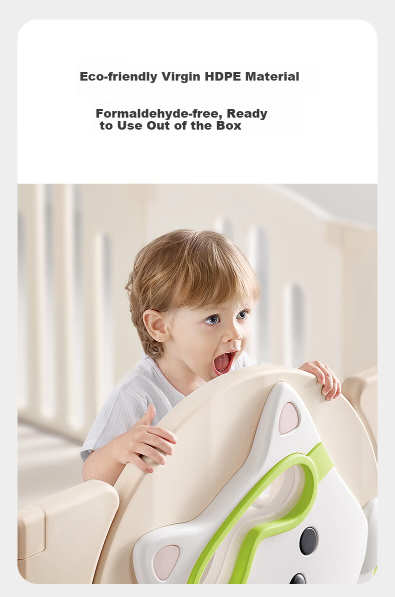 Babycare Children's Crawling Mat Shell White 80*80*2cm with Small House [Not Sold Separately, Accessory] 8