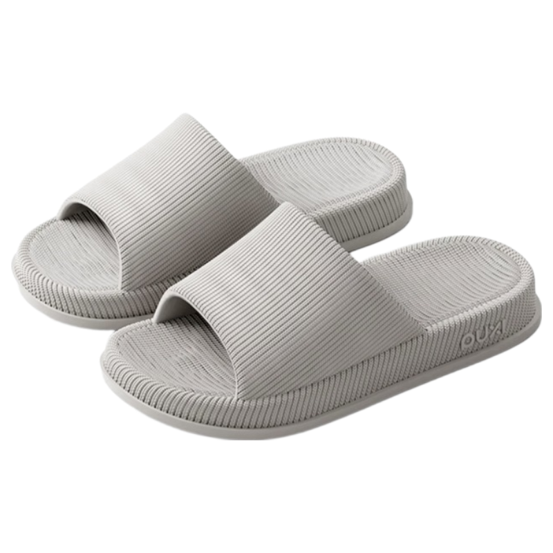 Puxi 2026 New EVA Women's Home Slippers Bathroom Indoor Haze Gray Size 44-45