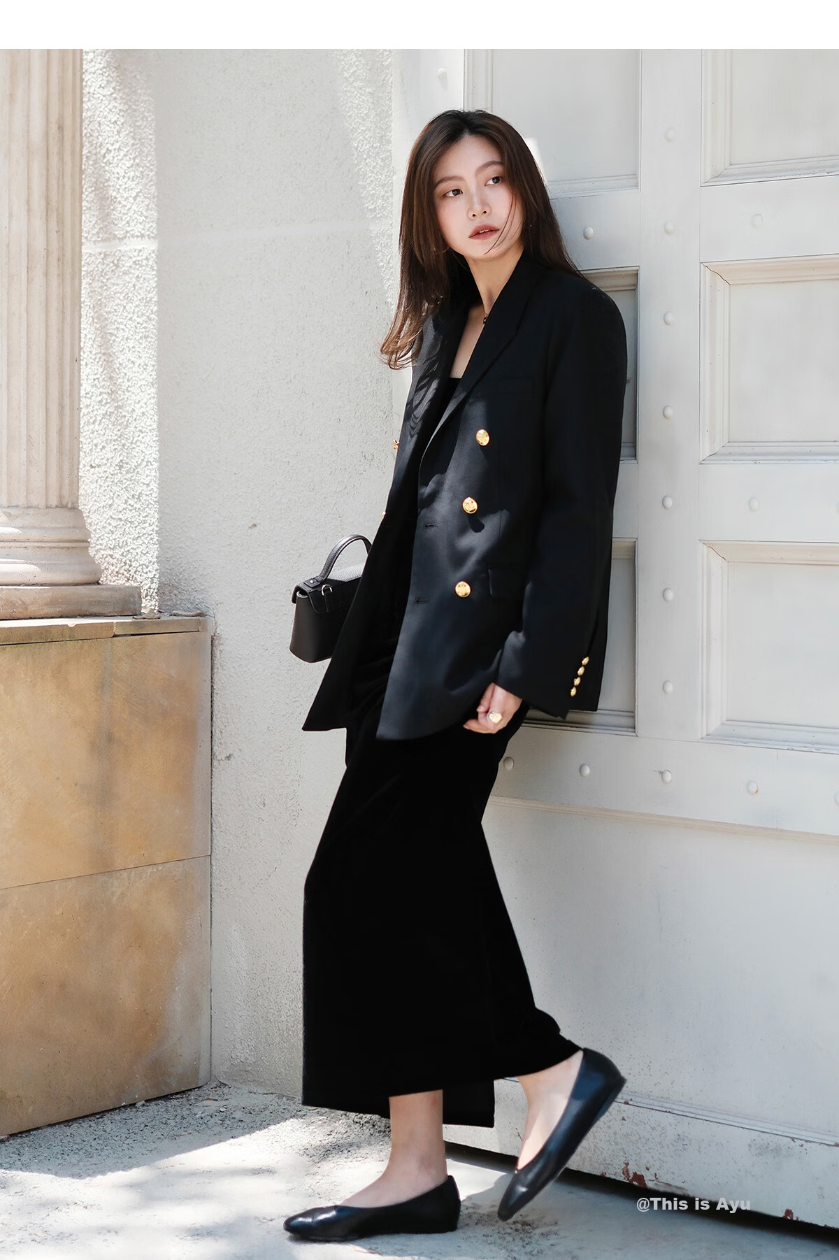 Le Saunda Paris Autumn Fashion Commuter Ultra-Soft Lambskin Women's Flats 6T02103 Truffle Black BKK 36 7
