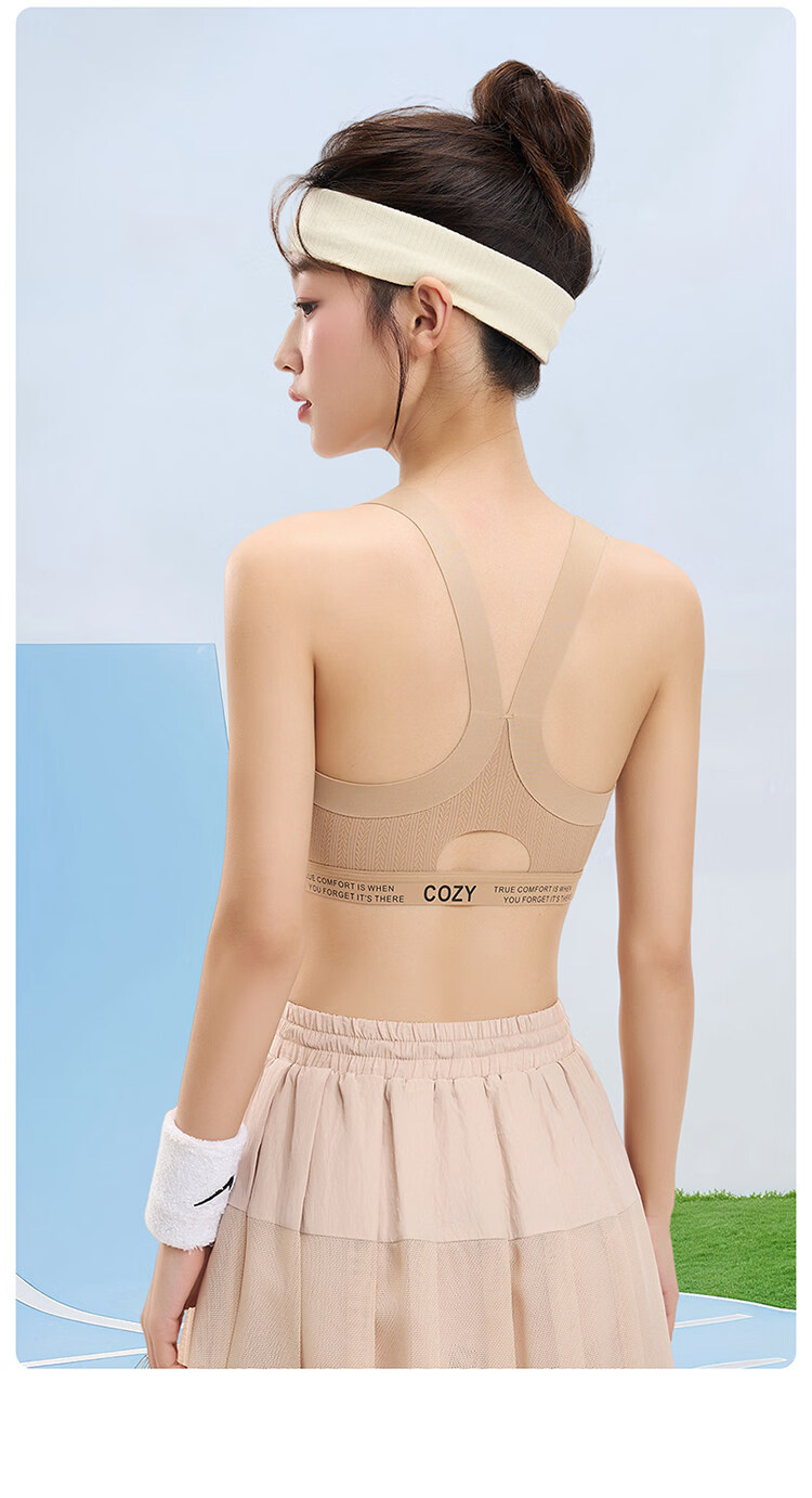 Urban Beauty Girls' Sports Bra Student Athletic Underwear Children's Youth Development Anti-Shock Vest for Middle and High School Girls 23