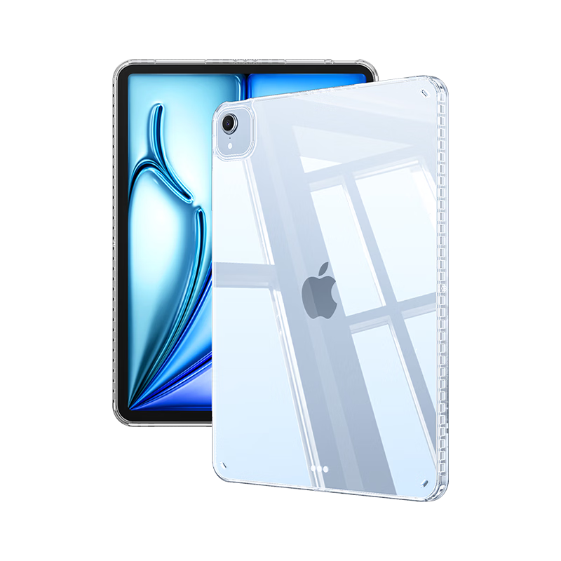 UGREEN IPad Air 8/7/6/5 Case, Compatible with Air 11-Inch M4 Chip, Latest 2026 Model, Apple Tablet Protective Cover, Transparent Slim Heat Dissipation Back Shell