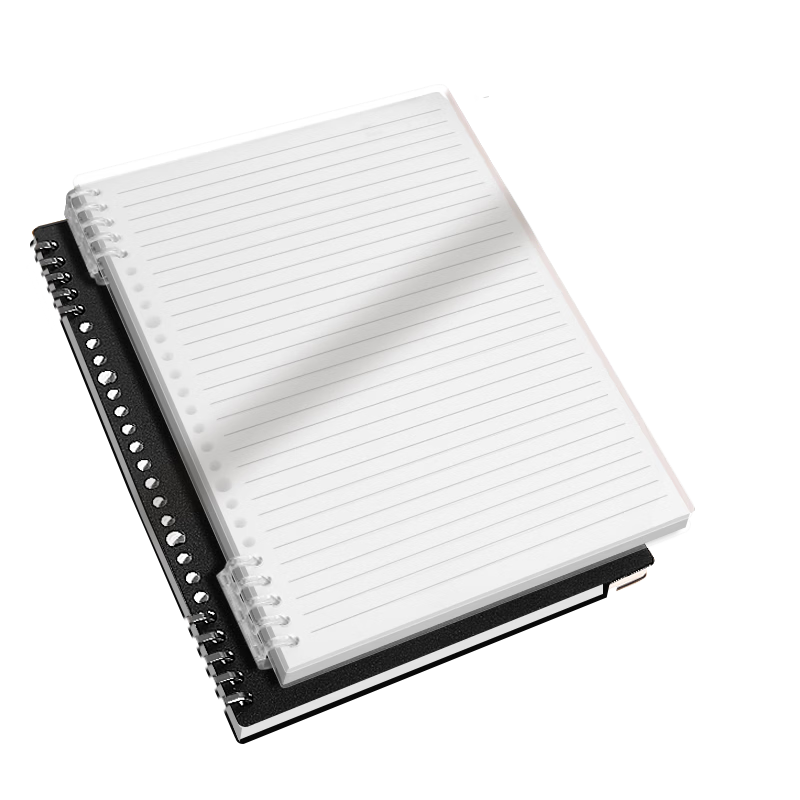 Xinshida B5/120 Pages Cornell Notebook Format Loose-Leaf Notebook, Thickened Math Ruled Paper with Dividers for Middle And High School Students, Exam Preparation, Postgraduate Entrance Exams, Classroom Study And Reading Notes