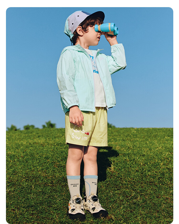 Balabala Kids Sun Protection Jacket Boys Girls Baby Lightweight Breathable Summer 2026 UPF100+ Parent-Child Matching 25