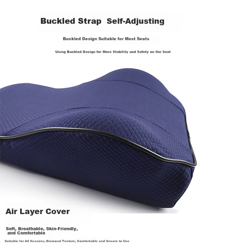 BOLISH Car Headrest Pillow Neck Pillow Cushion Office Home Neck Support Dark Blue ML for Xiaomi SU7 16