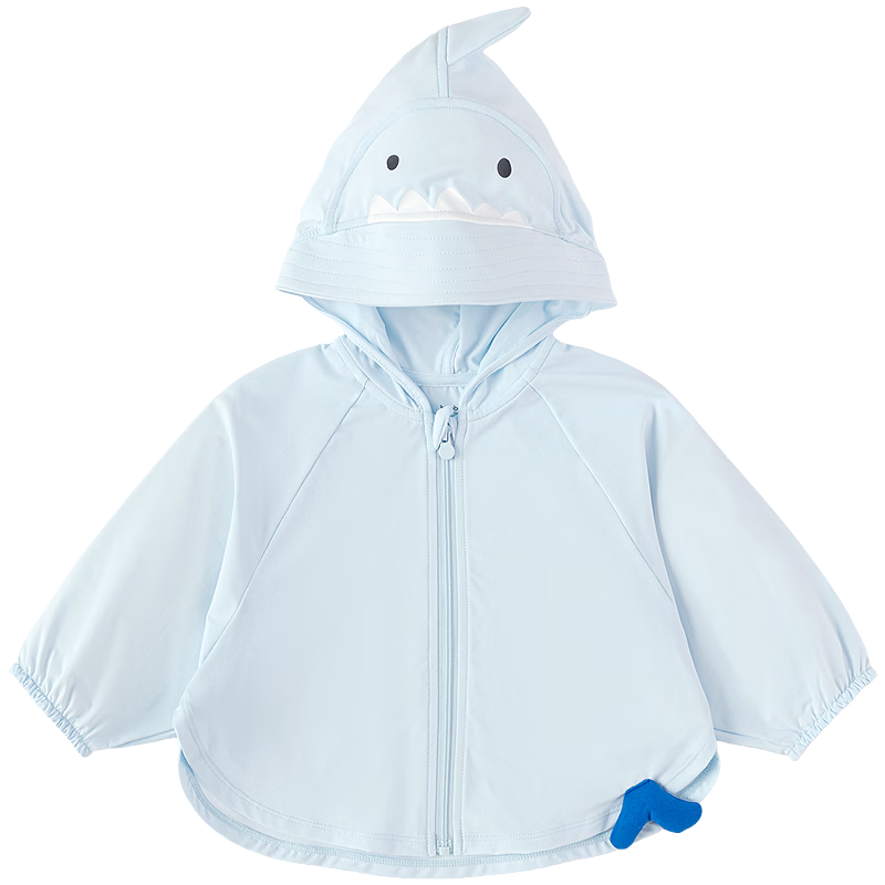 Balabala Baby Sun Protection Jacket Children's Coat 2026 Summer Cooling Boys Girls Hooded Top UPF50+