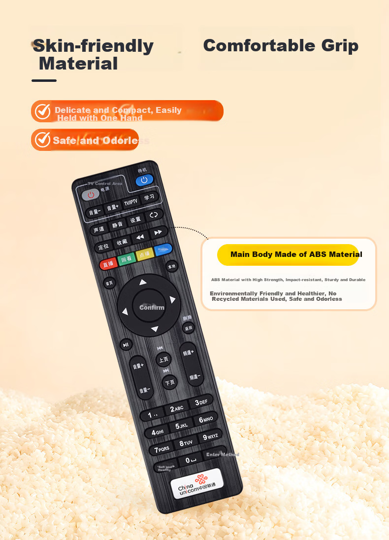 HONGXINDA Universal Remote Control for TCL TV, Thunder Bird, Lehua LCD TV Remote Control Infrared Remote Board RC701A/RC802A 5