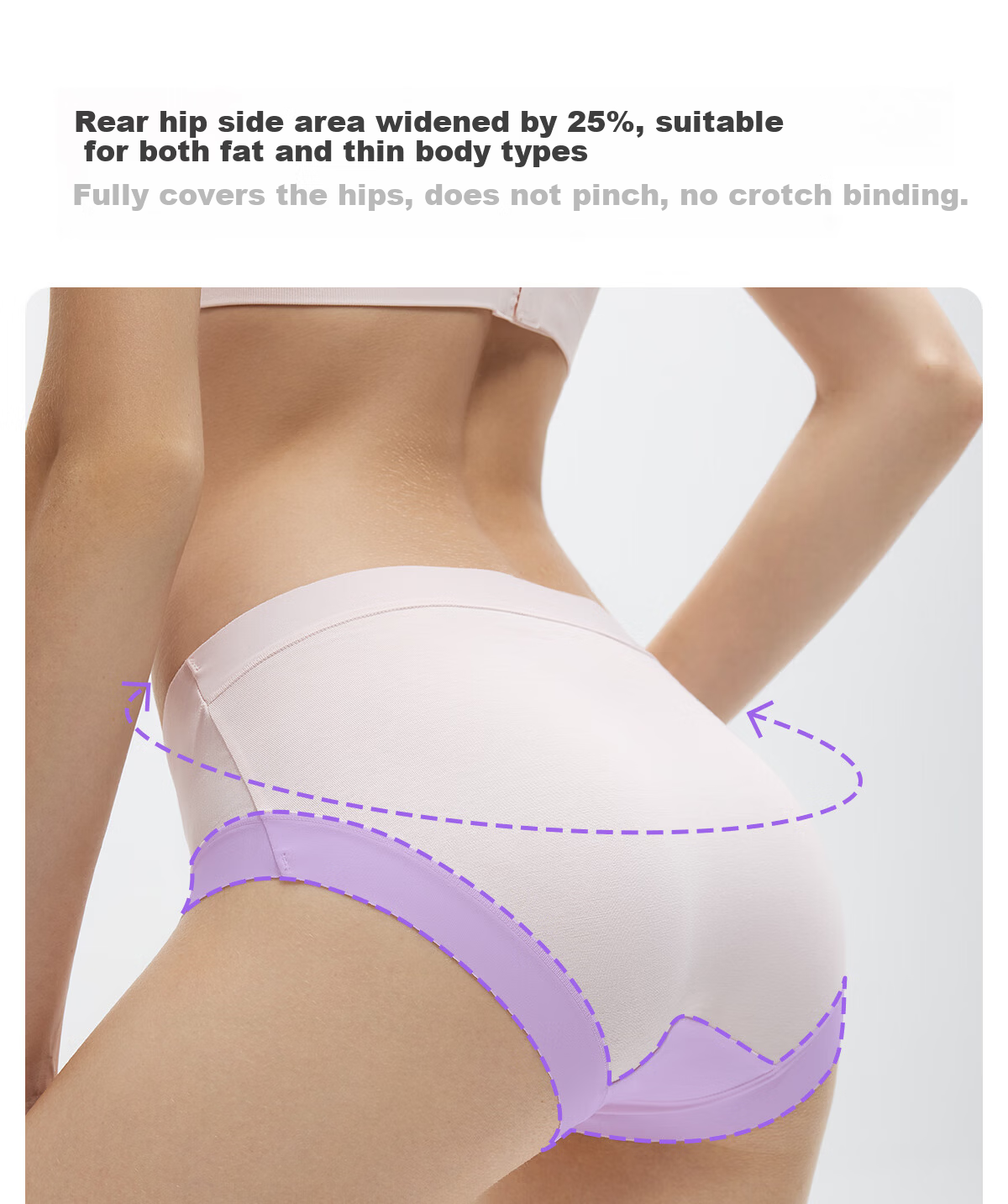 JOYNCLEON Maternity Cotton Low-Waist Seamless Extended Crotch Pregnancy Underwear EO Sterilized XXL jnk194189 15