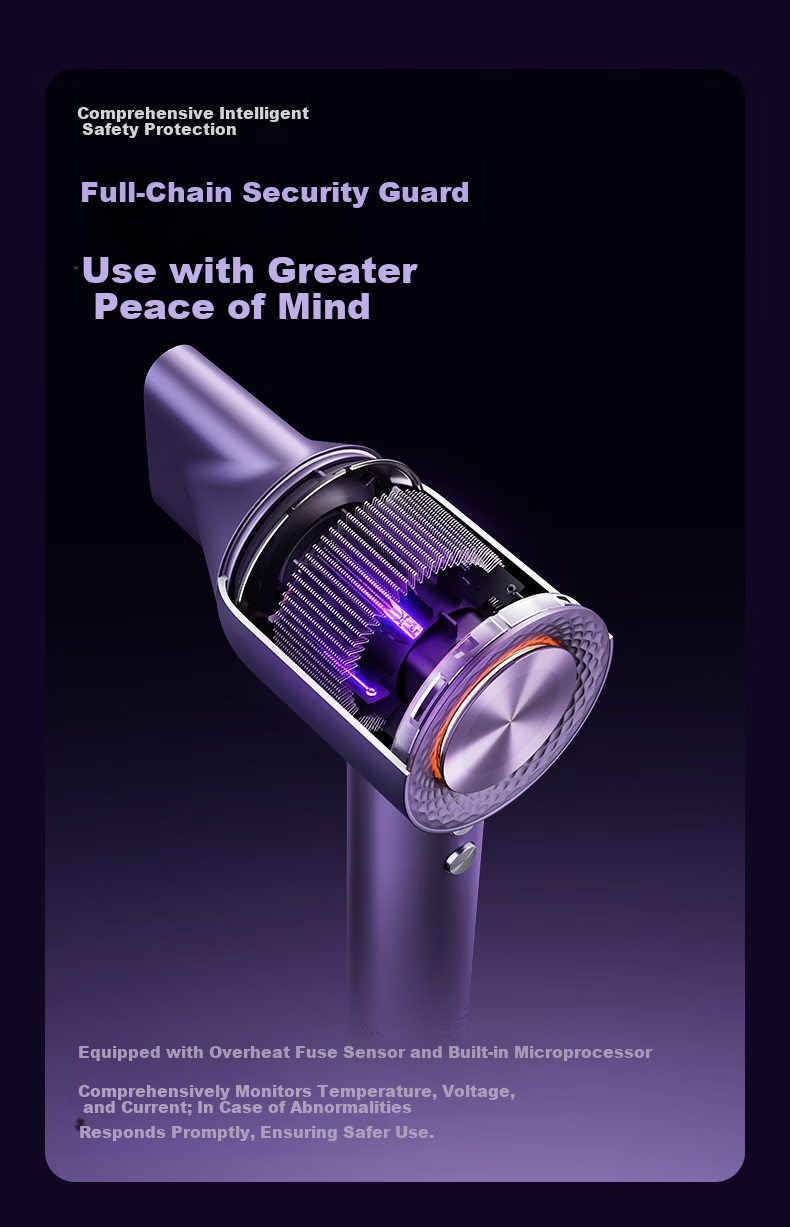 CONFU Silk3 Diamond Light Water Ion High-Speed Hair Dryer Fast Drying 120,000 RPM Home Use High Power Damage-Free Hair Blow Dryer Birthday Gift Star Shimmer Gold Standard Edition Price Guarantee 618 26