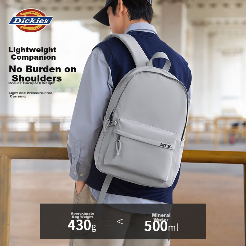 Dickies Men's Backpack Large Capacity 2026 New Casual Travel Lightweight School Bag for High School and College Students