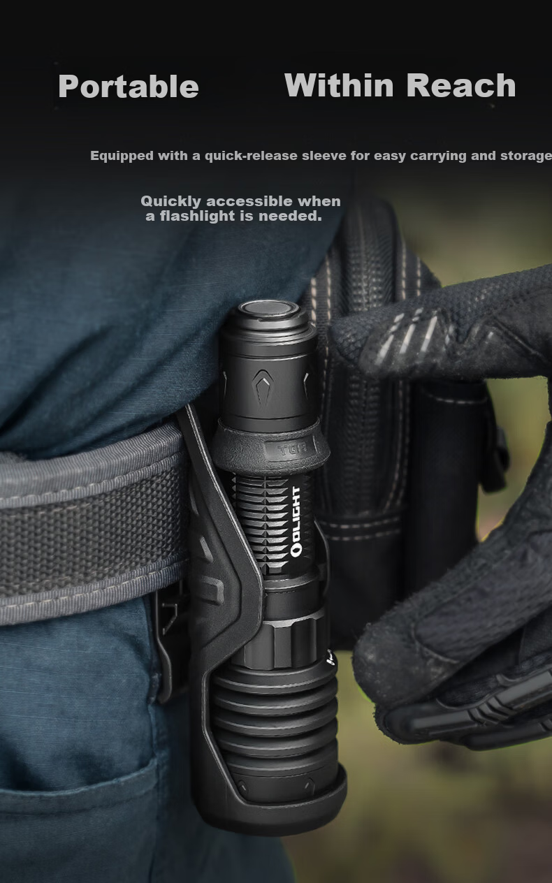 OLIGHT Warrior X4 Tactical Flashlight High Brightness Long Range Waterproof Durable Outdoor Hiking Strobe 7