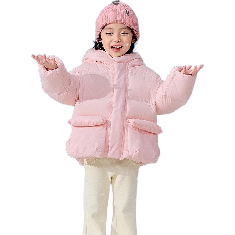 BALABALA Kids Down Jacket Baby Girls Boys 2025 Winter Thickened Warm Coat Baby Puffer Jacket
