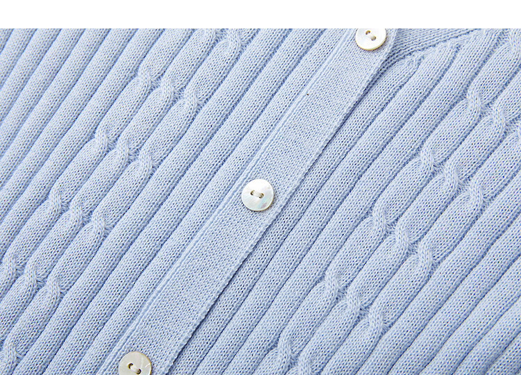 Demana [with Fluffy Tencel] Spring Elegant V-Neck Contrast Color Cable Knit Soft Stretch Women's Sweater 14